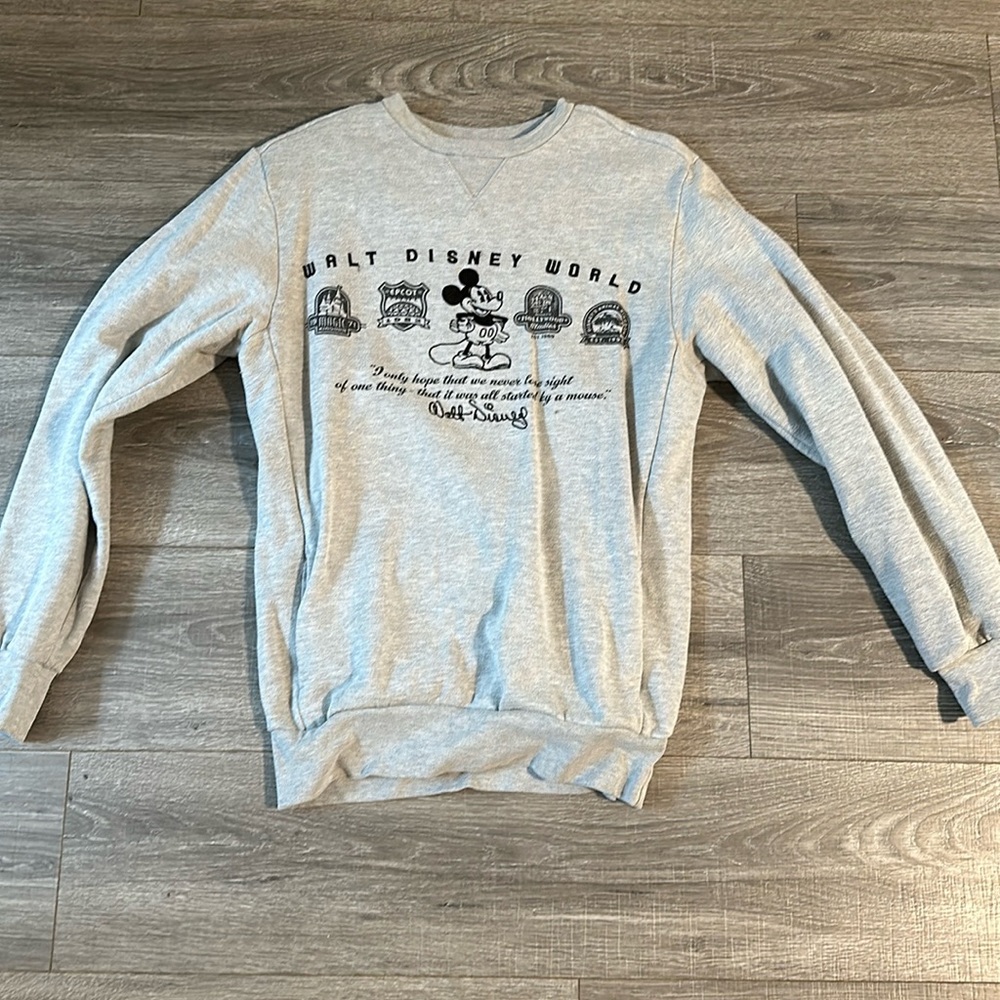 Walt Disney World parks, sweatshirt, size small